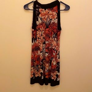 White House Black Market floral cocktail dress
